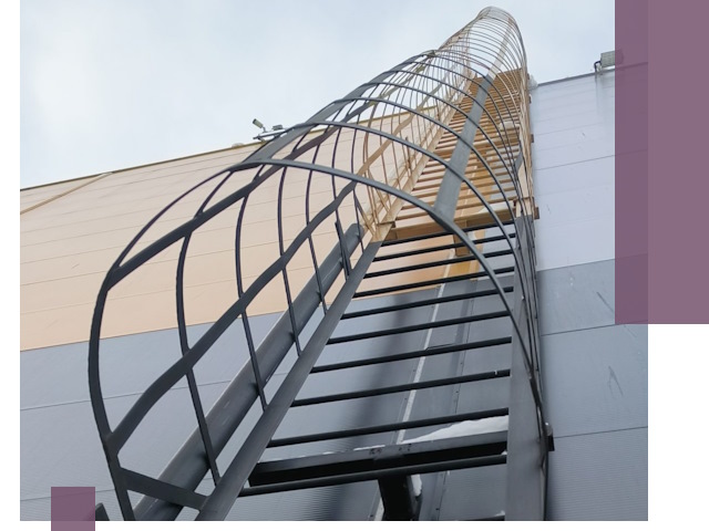 Изготовление и монтаж пожарных лестниц в Нижневартовске профессионально