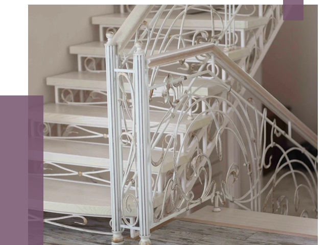 Изготовление кованых лестниц на заказ в Нижневартовске от 88060 руб. | ПРОЛЁТ-Нжт
