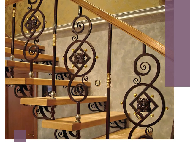 Изготовление кованых лестниц под ключ в Нижневартовске