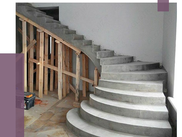 Изготовление бетонных лестниц под ключ в Нижневартовске от 20202 руб. | ПРОЛЁТ-Нжт