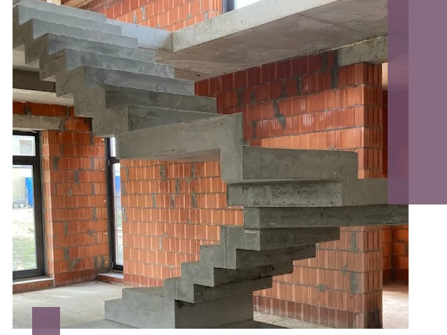 Изготовление бетонных лестниц под ключ в Нижневартовске