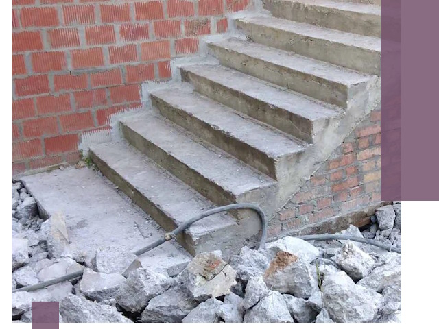 Демонтаж бетонных лестниц в Нижневартовске: быстро и безопасно