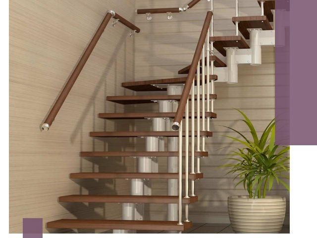 Изготовление модульных лестниц под ключ в Нижневартовске