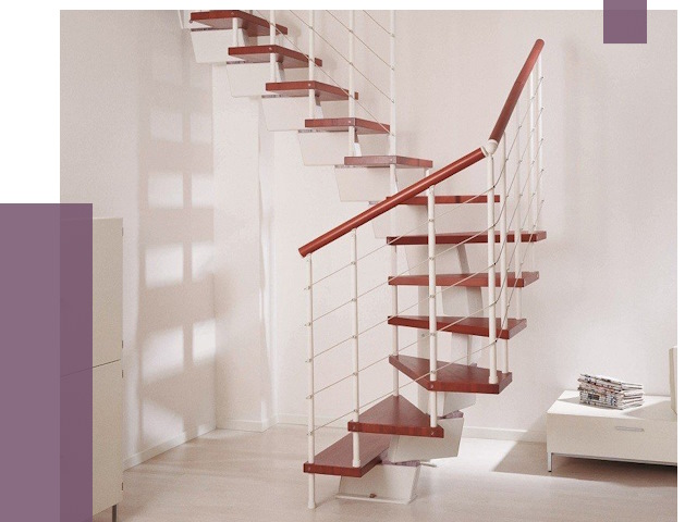 Изготовление лестниц на больцах в Нижневартовске от 9842 руб. | ПРОЛЁТ-Нжт
