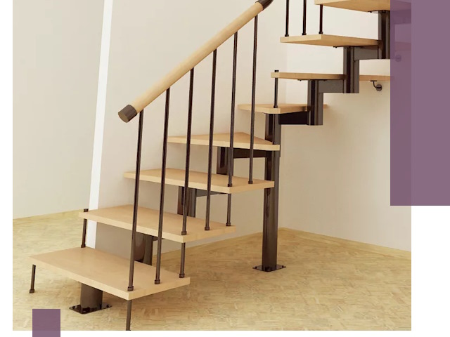 Монтаж лестниц на больцах в Нижневартовске — быстро и надежно