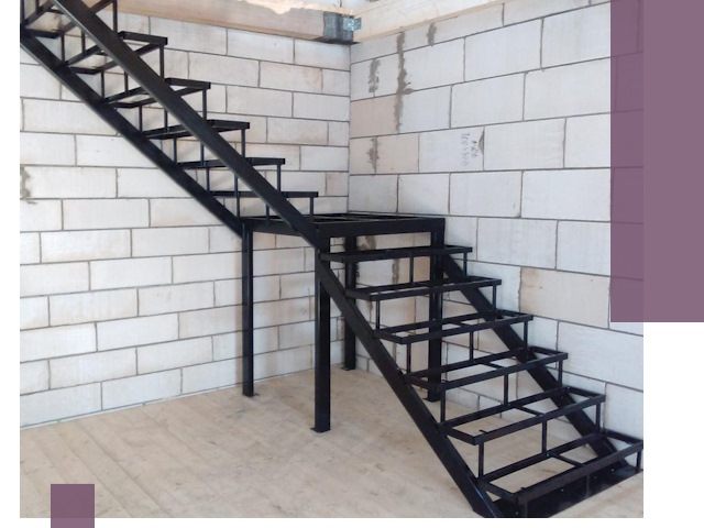 Лестницы на металлокаркасе под ключ в Нижневартовске — изготовление и монтаж