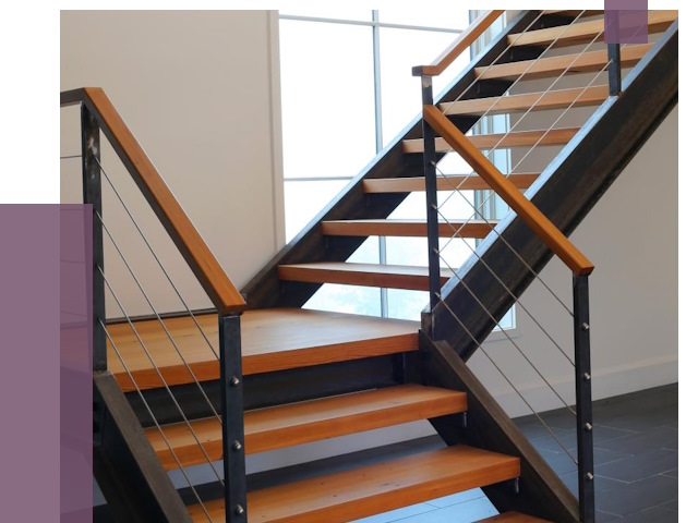 Изготовление лестниц на металлокаркасе в Нижневартовске от 19166 руб. | ПРОЛЁТ-Нжт