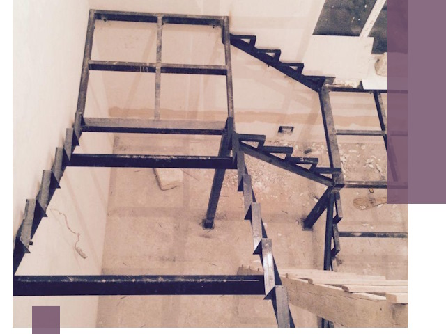 Монтаж лестниц на металлокаркасе в Нижневартовске быстро и качественно