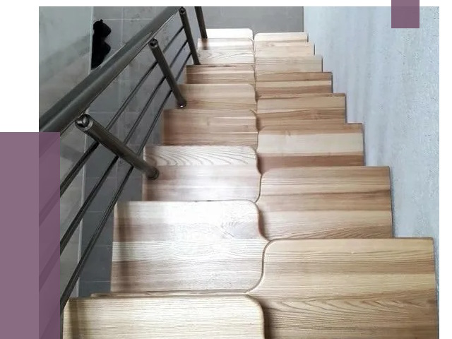 Лестницы гусиный шаг в Нижневартовске от 13209 руб. под ключ | ПРОЛЁТ-Нжт