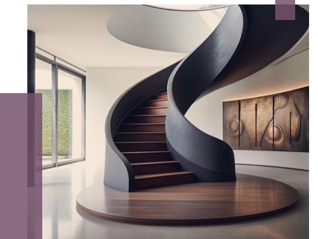 Элитные лестницы под заказ в Нижневартовске от 191660 руб. — ПРОЛЁТ-Нжт
