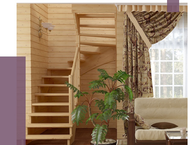 Лестницы для дачи в Нижневартовске от 76923 руб.  | ПРОЛЁТ-Нжт