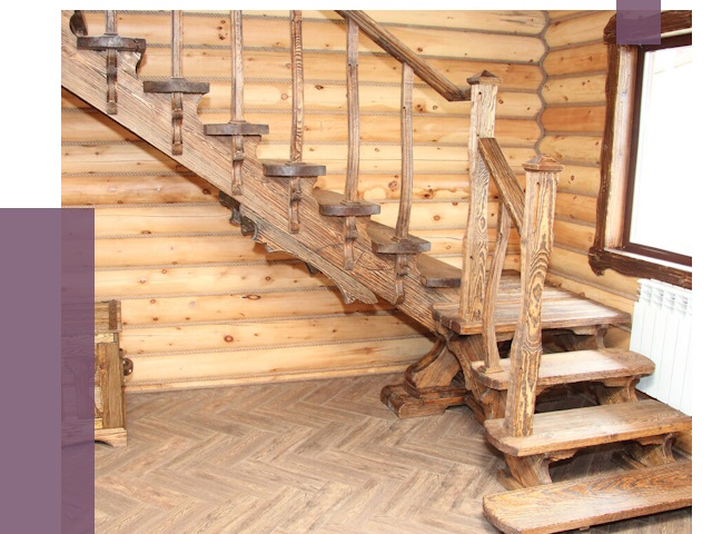 Лестницы в баню в Нижневартовске от 19373 руб. — изготовление | ПРОЛЁТ-Нжт