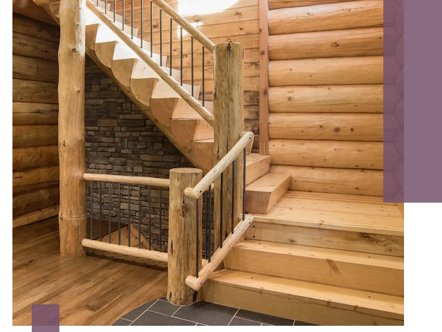 Лестницы в баню под заказ и профессиональный монтаж в Нижневартовске