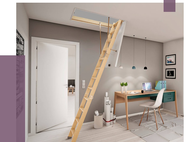 Чердачные лестницы в Нижневартовске — от 14763 руб. | ПРОЛЁТ-Нжт