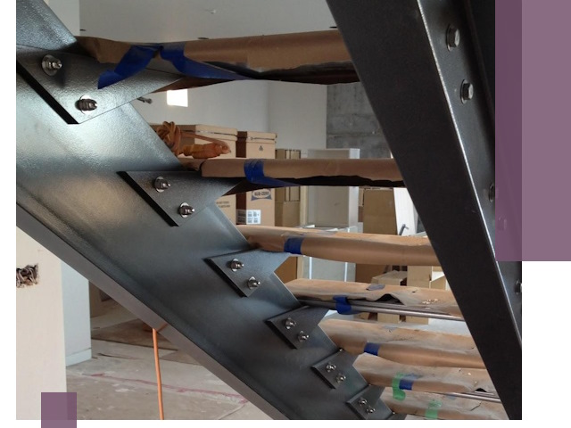 Усиление лестничных конструкций и усиление опор в Нижневартовске