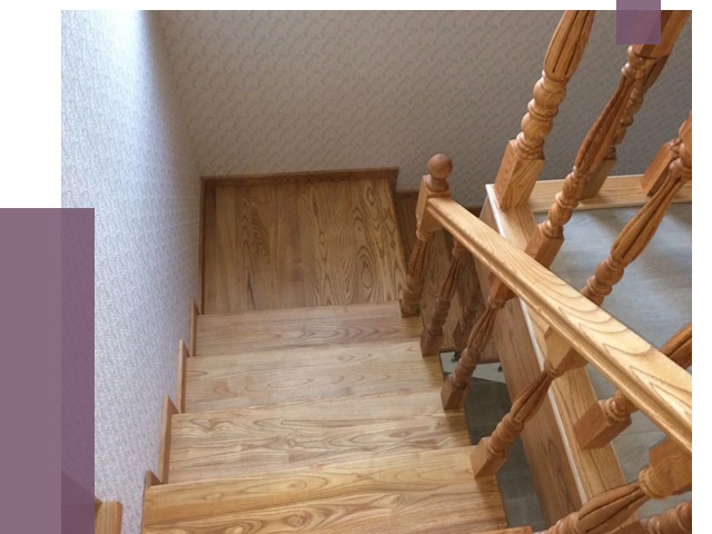 Сосновые лестницы в Нижневартовске под ключ от 8184 руб.  | ПРОЛЁТ-Нжт