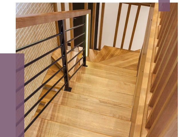 Лестницы из ясеня в Нижневартовске под ключ от 10153 руб. 