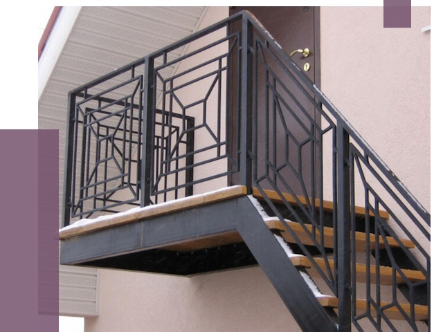 Металлические перила в Нижневартовске от 4351 руб.  | ПРОЛЁТ-Нжт