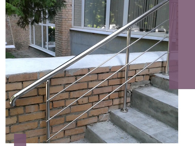 Перила из нержавеющей стали высокого качества в Нижневартовске