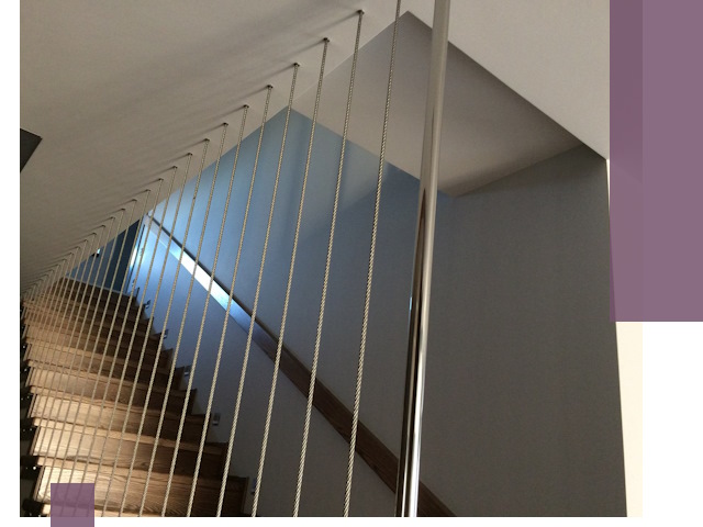 Тросовые перила под ключ в Нижневартовске — производство и монтаж