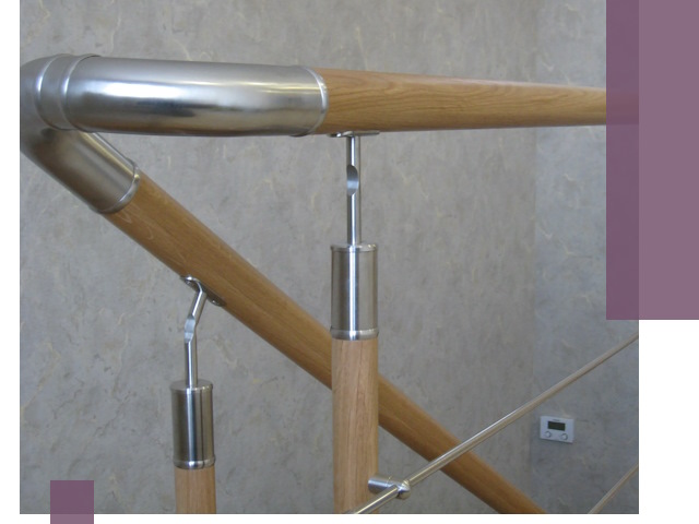 Комбинированные перила на заказ в Нижневартовске — монтаж и производство