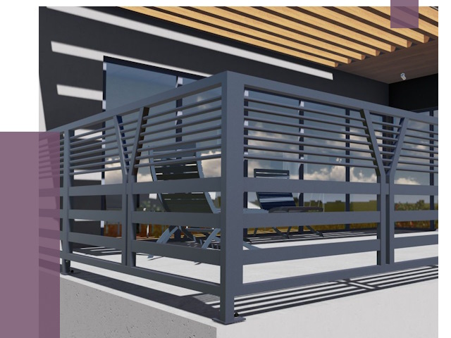 Изготовление балконных ограждений в Нижневартовске от 10878 руб. | ПРОЛЁТ-Нжт