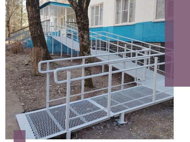 Пандусы под ключ в Нижневартовске: изготовление, монтаж и демонтаж