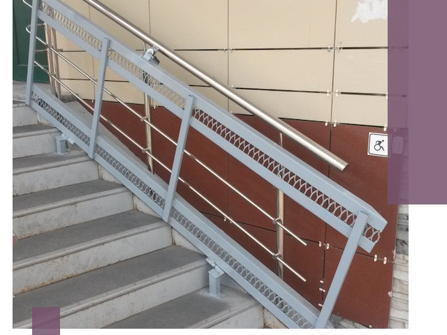 Изготовление откидных пандусов под ключ в Нижневартовске