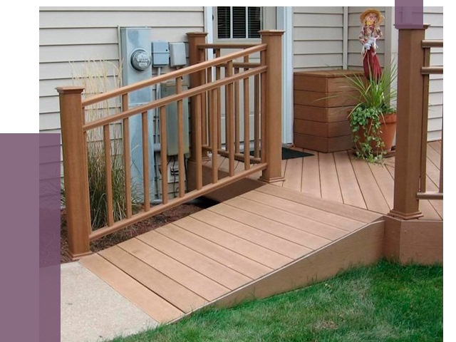 Пандус на крыльцо в Нижневартовске под ключ от 7874 руб.