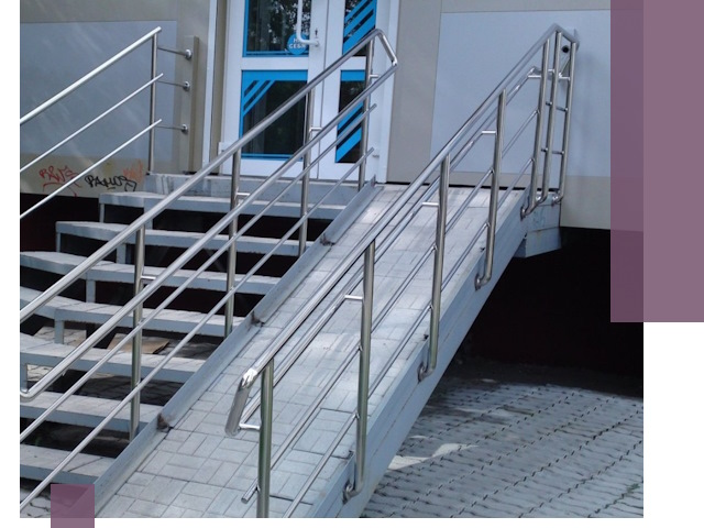 Пандус на крыльцо под ключ в Нижневартовске: монтаж и изготовление