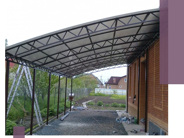 Профессиональный монтаж навесов под ключ в Нижневартовске