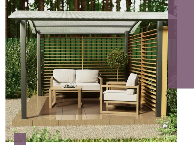 Навесы для дачи в Нижневартовске: изготовление, монтаж и демонтаж