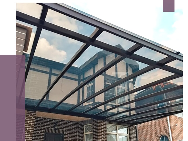 Навесы из поликарбоната в Нижневартовске от 8723 руб. под ключ — ПРОЛЁТ-Нжт