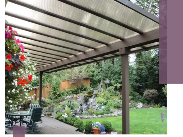 Навесы из поликарбоната под ключ в Нижневартовске быстро и надёжно