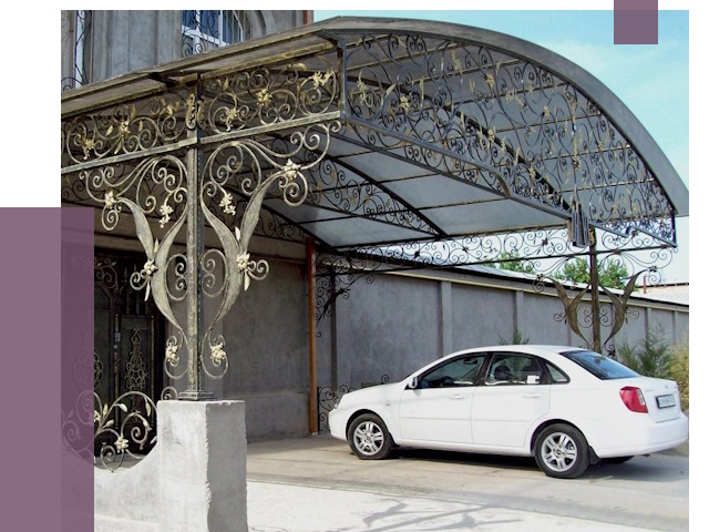 Кованые навесы в Нижневартовске от 14763 руб. | ПРОЛЁТ-Нжт