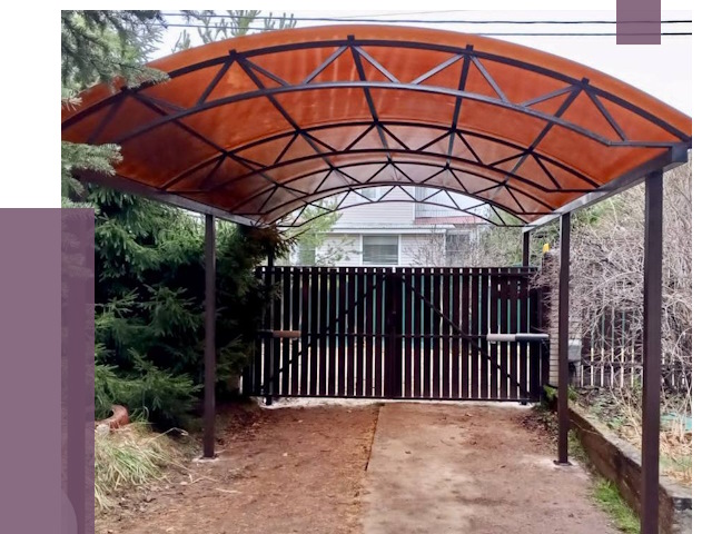 Арочные навесы в Нижневартовске от 12898 руб. — изготовление и монтаж | ПРОЛЁТ-Нжт