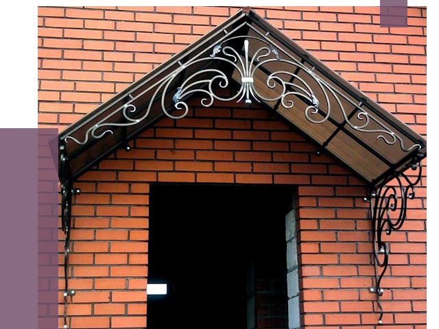 Металлические козырьки в Нижневартовске от 10826 руб. 