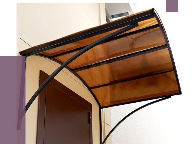 Недорогие козырьки в Нижневартовске от 7687 руб.  | ПРОЛЁТ-Нжт