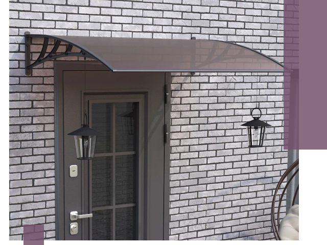 Недорогие козырьки и навесы под ключ в Нижневартовске