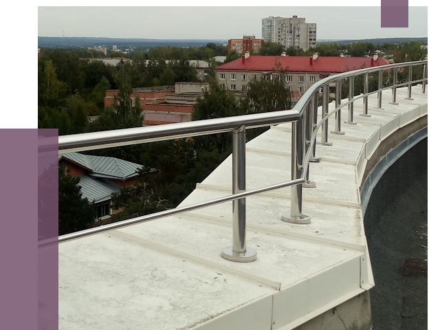 Парапеты и ограждения кровли в Нижневартовске от 5025 руб. 