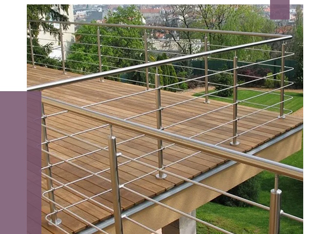 Алюминиевые парапеты в Нижневартовске под ключ от 7874 руб. 