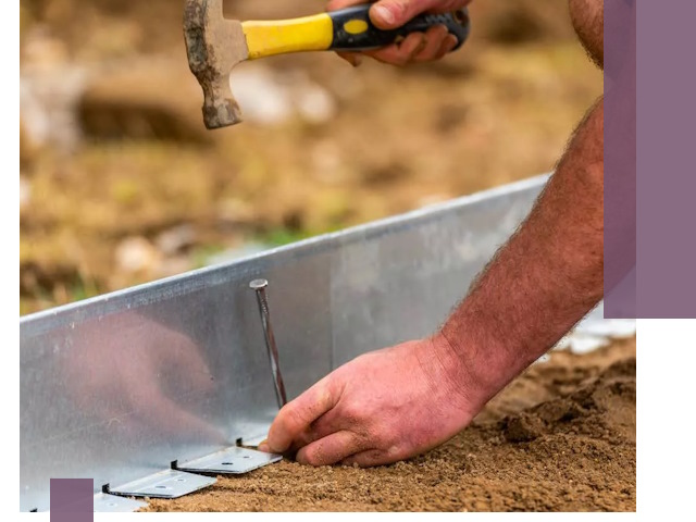 Монтаж металлических бордюров в Нижневартовске быстро и качественно