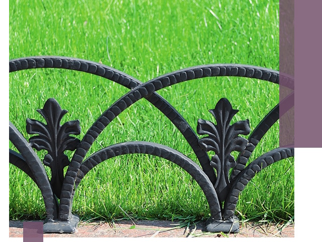 Декоративные металлические бордюры под ключ в Нижневартовске