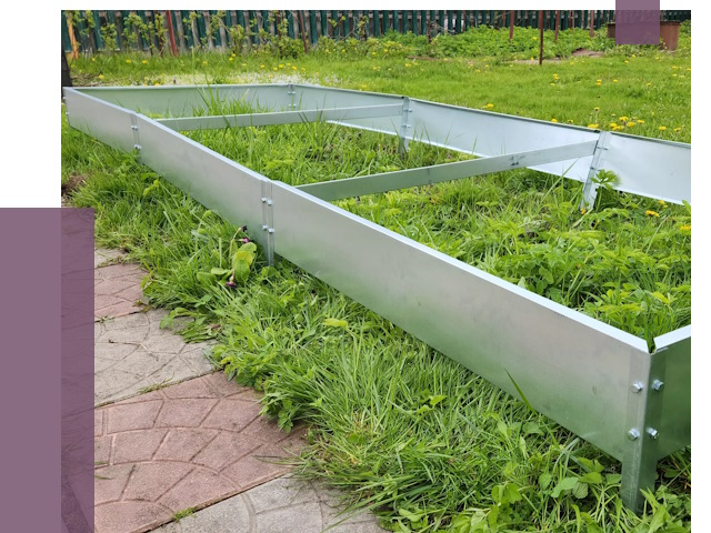 Металлические бордюры для грядок в Нижневартовске от 1813 руб. 