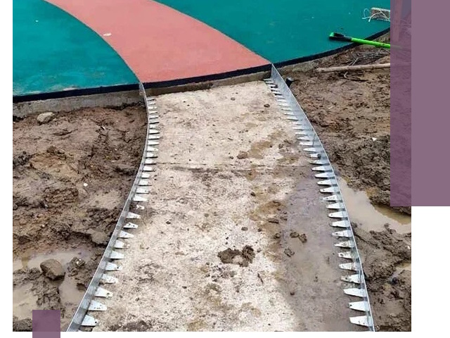 Металлические бордюры для дорожек в Нижневартовске — монтаж и изготовление