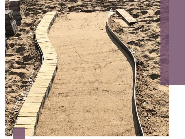 Металлические бордюры для тротуаров в Нижневартовске — прочные и долговечные