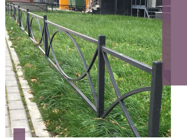 Газонные ограждения из металла в Нижневартовске — монтаж и продажа